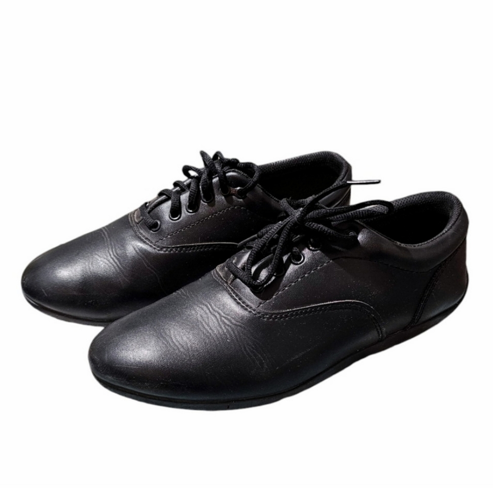 Drill Master Marching Band Black Shoes Rolled Heel Men 10 / Women 12